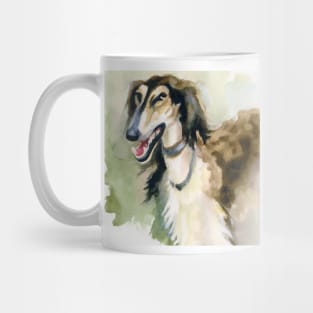 Borzoi Watercolor - Dog Lovers Mug